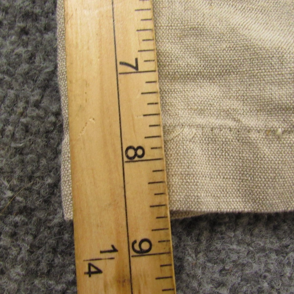 Vintage Savane Silkworks‎ Chino Shorts Mens 36 Beige Linen Blend Pleated Preppy - Picture 9 of 13